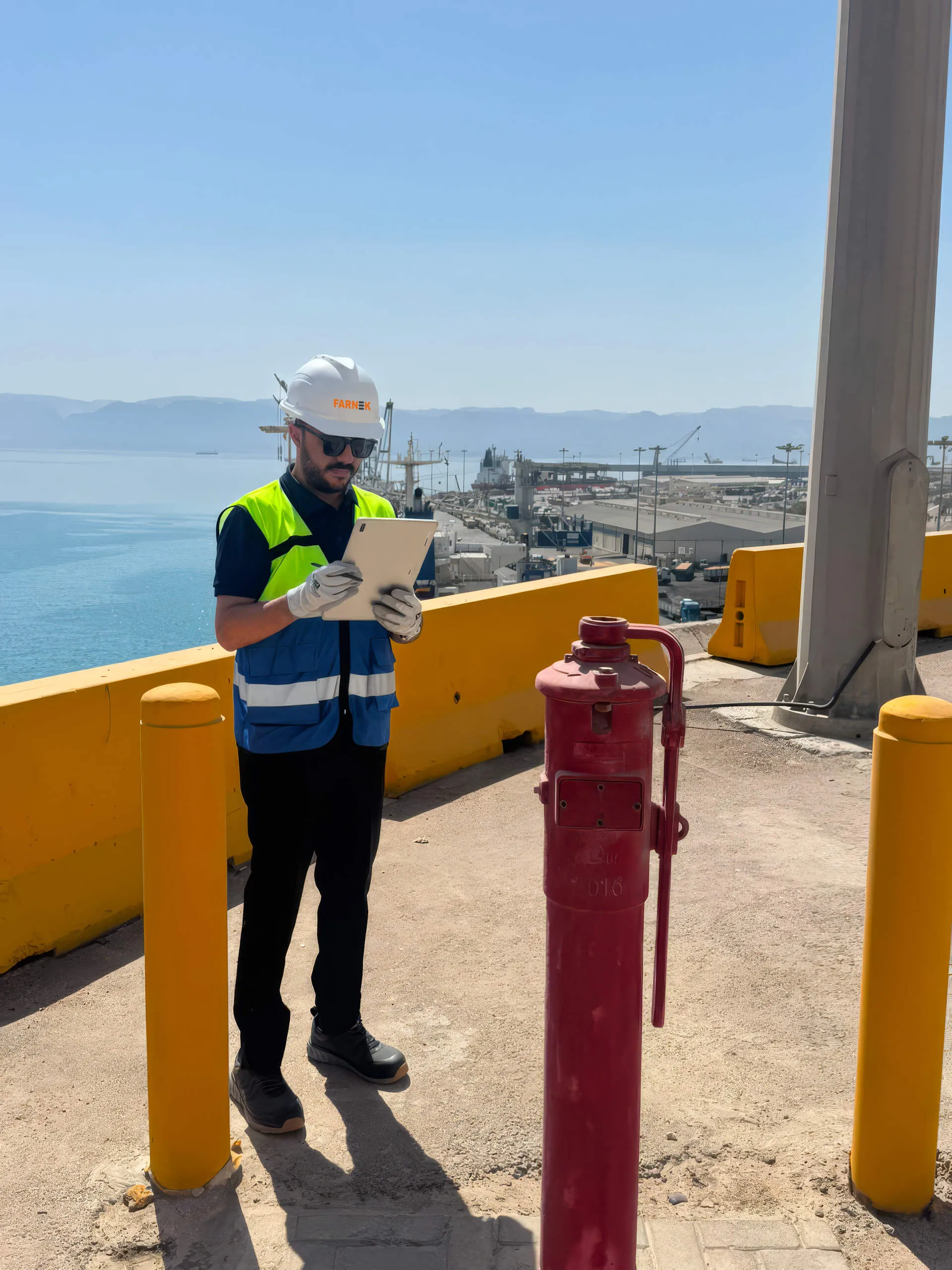 asset tagging register by farnek hitek technicians